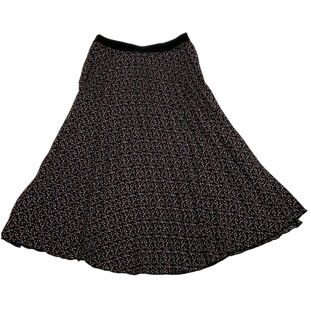 Max Studio Pleated Midi Skirt Sz S